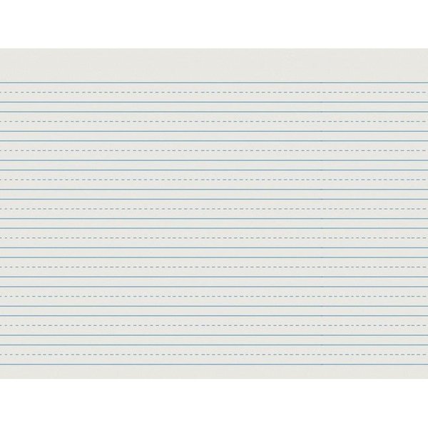 School Smart Skip-A-Line Ruled Writing Paper, 1/2 Inch Ruled Long Way, 11 x 8-1/2 Inches, 500 Sheets 774